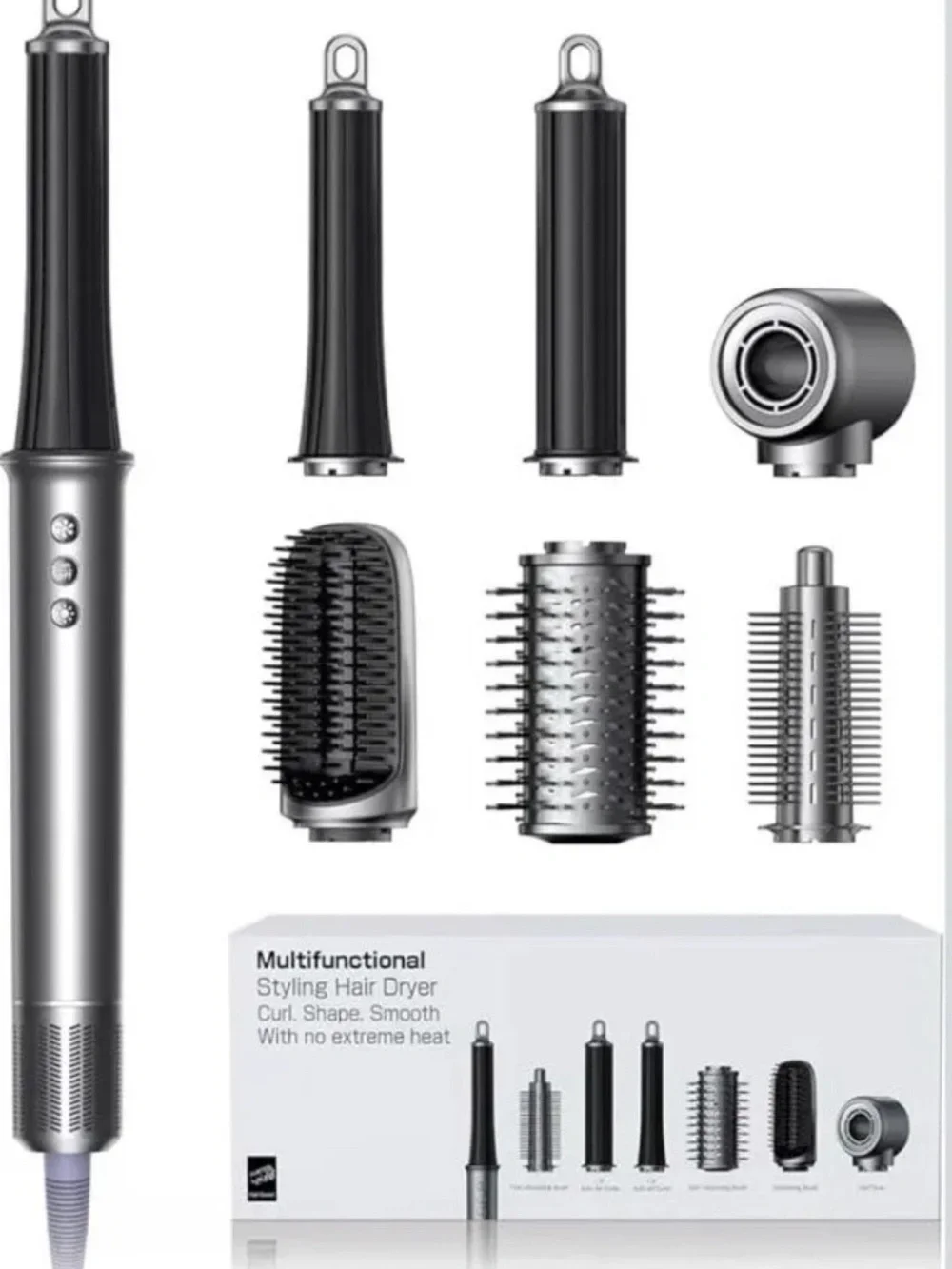 6 in 1 Air Styler Auto Wrap 1500W Deluxe Sealed